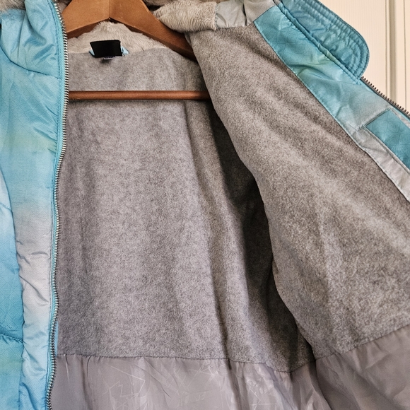 ZeroXposur Girls Puffer Jacket with Faux Fur Trim Size 16 - Picture 6 of 8